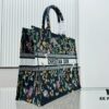 6930a2e96e68136f4d9abc58 Oversized Original Order Thick Yarn Fabric Dior Book Tote