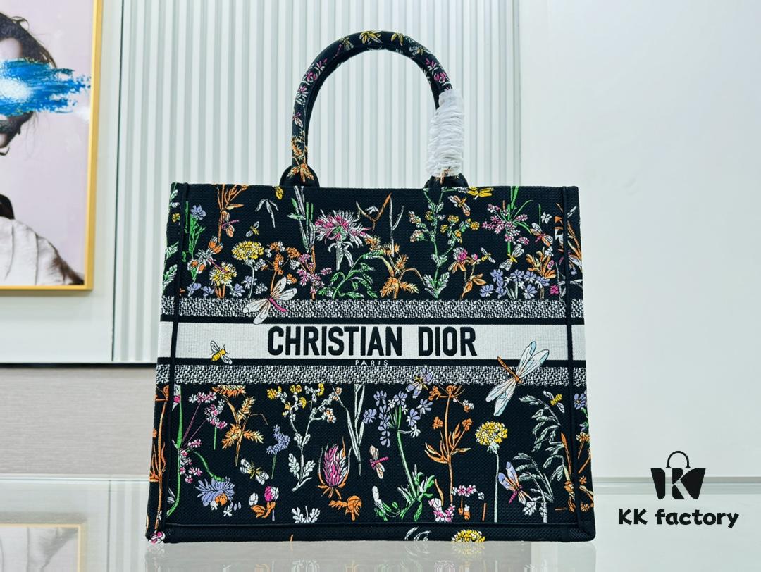 6930a2ea6e68136f4d9abc59 Oversized Original Order Thick Yarn Fabric Dior Book Tote