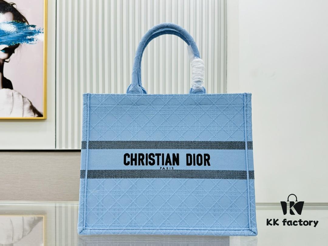 6930a2fd6e68136f4d9abc80 Large Original Order Thick Yarn Fabric Dior Book Tote