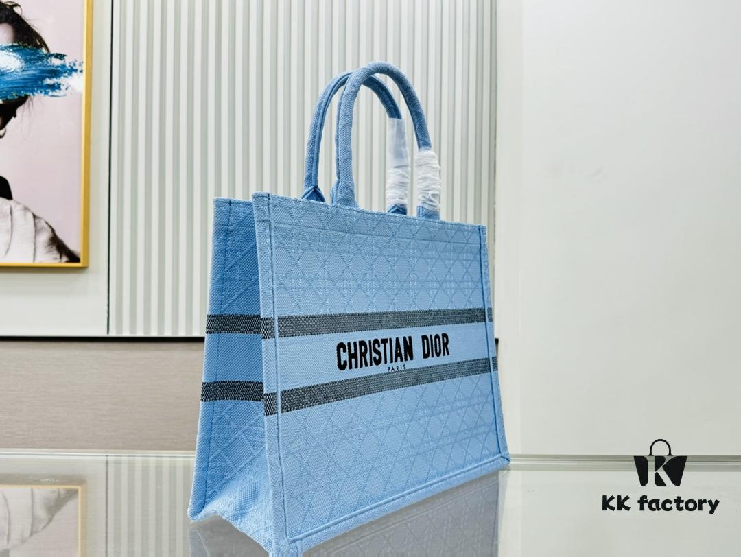 6930a2fd6e68136f4d9abc81 Oversized Original Order Thick Yarn Fabric Dior Book Tote