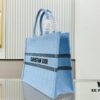 6930a2fe6e68136f4d9abc84 Oversized Original Order Thick Yarn Fabric Dior Book Tote