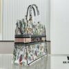 Dior Book Tote Large Size Original Order Thick Yarn Fabric