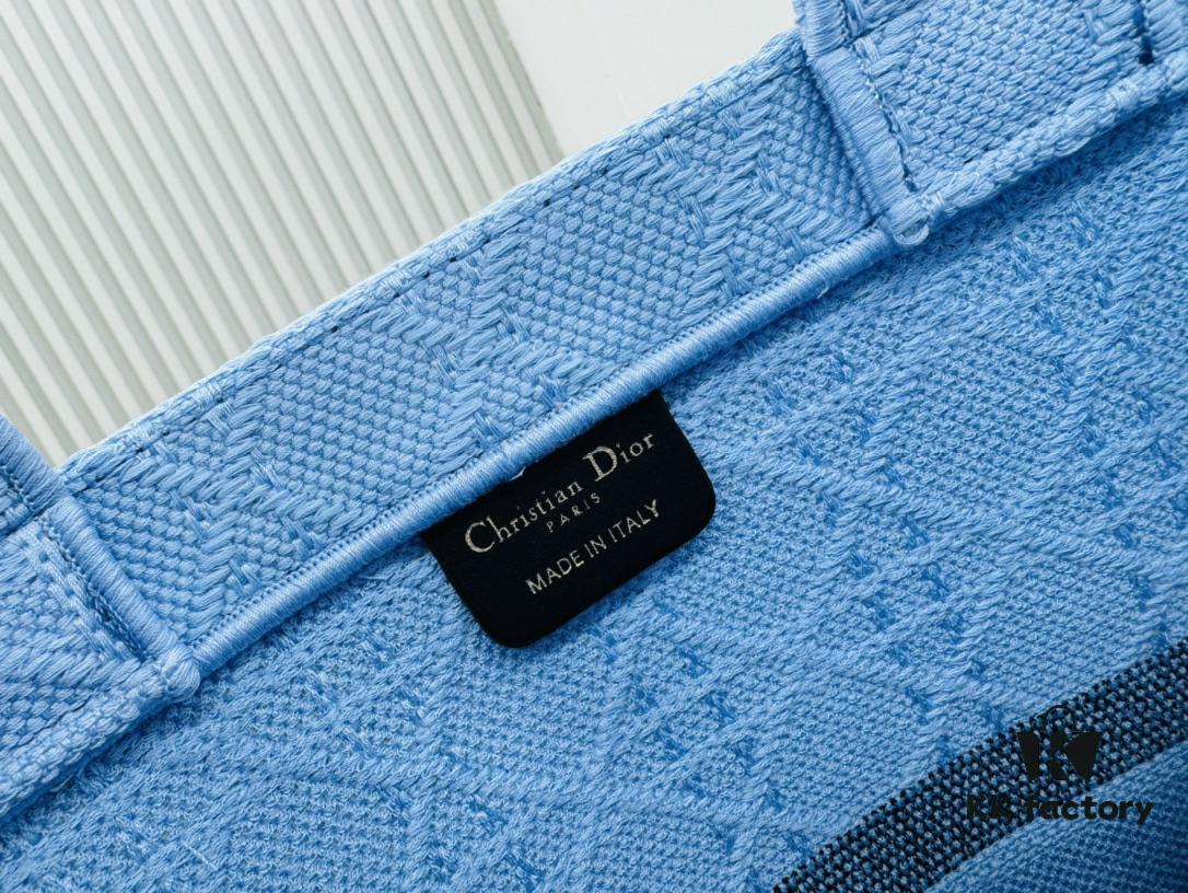 6930a3016e68136f4d9abc89 Oversized Original Order Thick Yarn Fabric Dior Book Tote