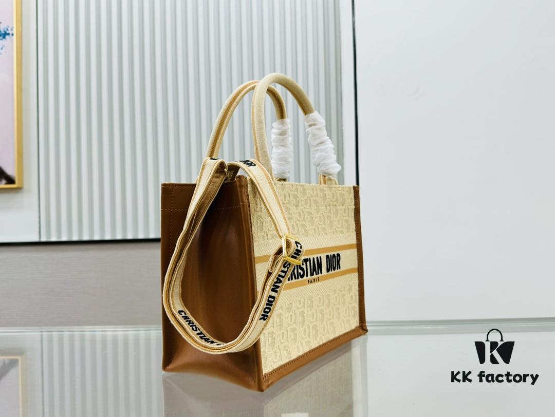 6930a3026e68136f4d9abc8d Dior Book Tote24 Early Spring New Arrival Small Size with Leather Trim