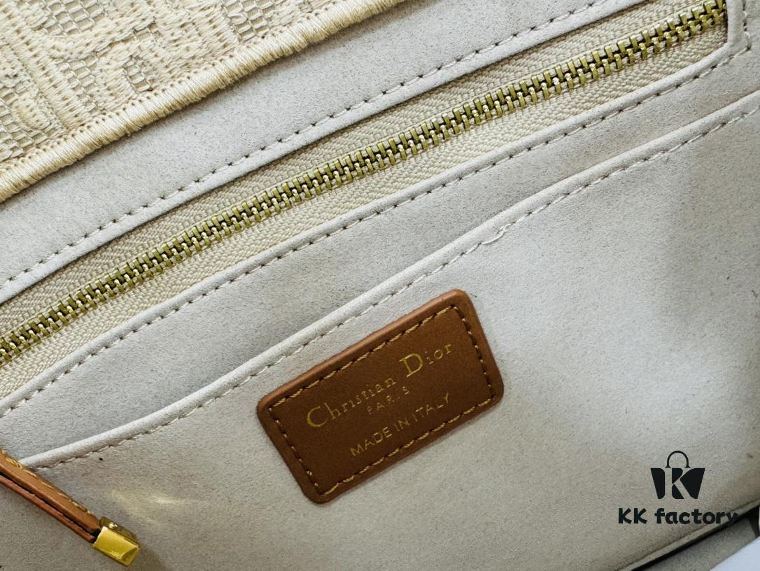 6930a3056e68136f4d9abc94 Dior Book Tote24 Early Spring New Arrival Small Size with Leather Trim