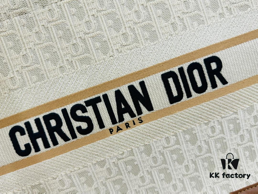 6930a3076e68136f4d9abc9c Dior Book Tote24 Early Spring New Arrival Medium Size with Leather Trim