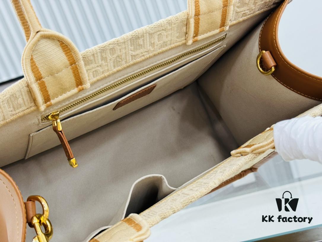 6930a3096e68136f4d9abc9f Dior Book Tote24 Early Spring New Arrival Medium Size with Leather Trim