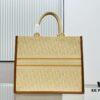 6930a30b6e68136f4d9abca5 Dior Book Tote24 Early Spring New Arrival Large Size with Leather Trim