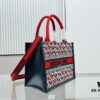 6930a30e6e68136f4d9abcac Dior Book Tote24 Early Spring New Arrival Small Size with Leather Trim