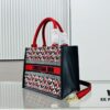 6930a30f6e68136f4d9abcaf Dior Book Tote24 Early Spring New Arrival Small Size with Leather Trim