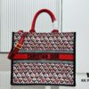 6930a3166e68136f4d9abcbb Dior Book Tote 24 Early Spring New Arrival, Large Size with Leather Trim