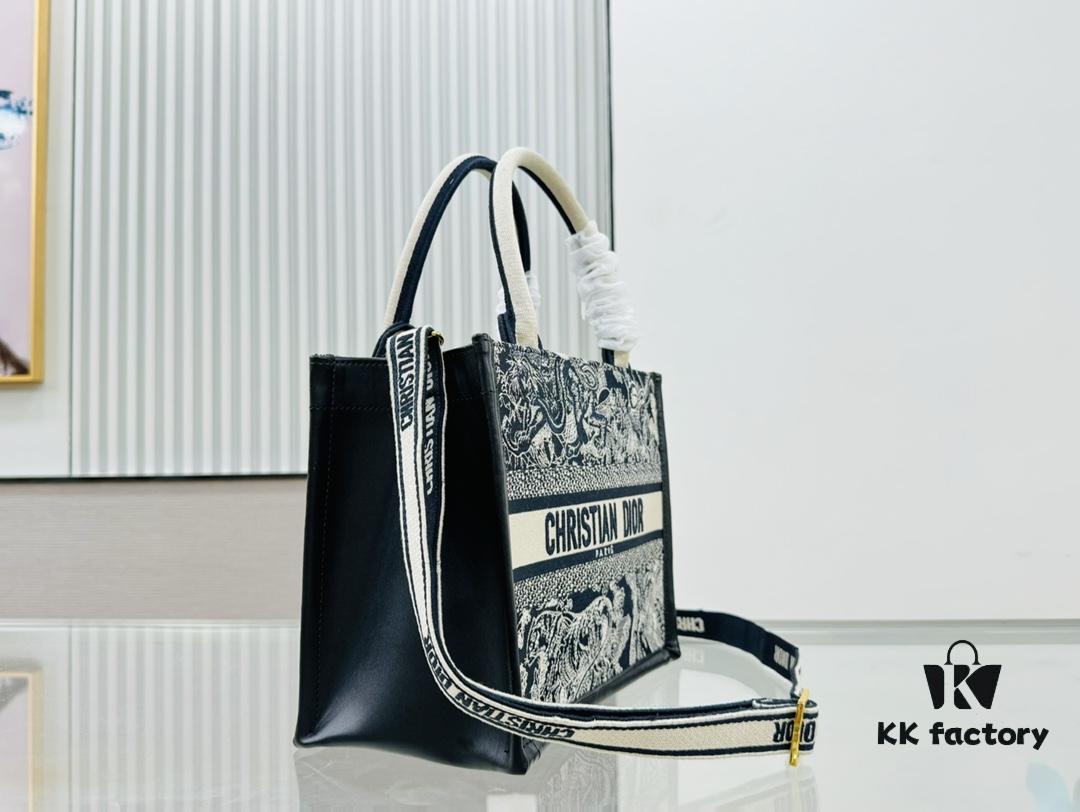 6930a31b6e68136f4d9abcc5 Black Blue Tiger, Small Size DIOR Book Tote24 Spring Collection