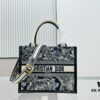 6930a31b6e68136f4d9abcc7 Black Blue Tiger, Small Size DIOR Book Tote24 Spring Collection