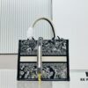 6930a31c6e68136f4d9abcc9 Black Blue Tiger, Small Size DIOR Book Tote24 Spring Collection