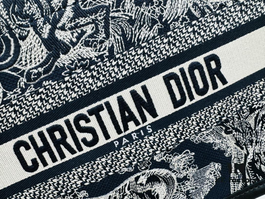 6930a31e6e68136f4d9abcca Black Blue Tiger, Small Size DIOR Book Tote24 Spring Collection