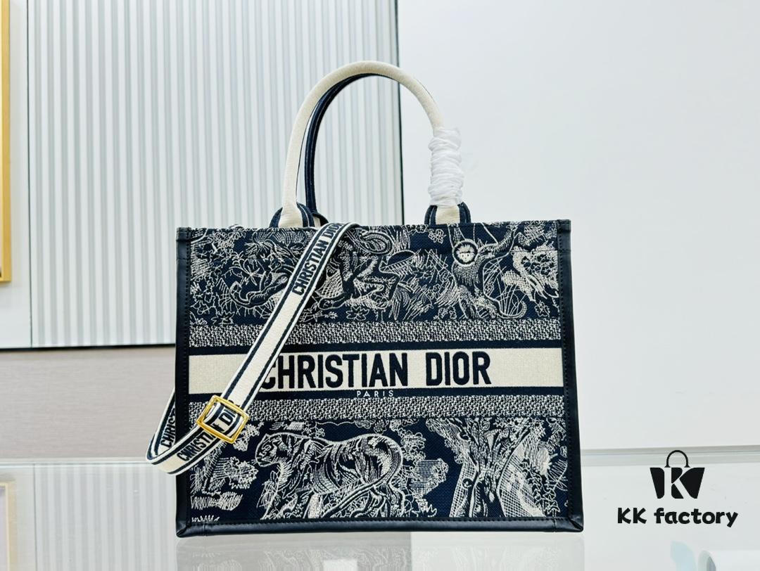 6930a3206e68136f4d9abcd1 Black Blue Tiger, Medium Size Dior Book Tote24 Spring New Arrival