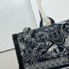 6930a3246e68136f4d9abcd5 Black Blue Tiger, Medium Size Dior Book Tote24 Spring New Arrival