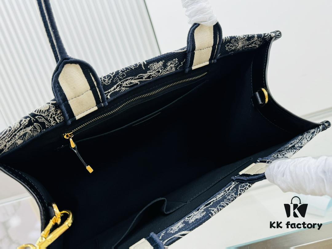 6930a3246e68136f4d9abcd7 Black Blue Tiger, Medium Size Dior Book Tote24 Spring New Arrival