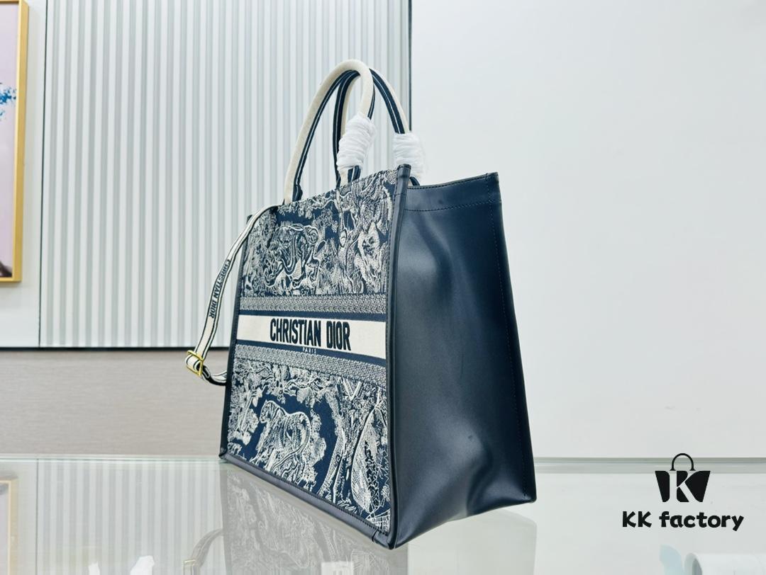 6930a3256e68136f4d9abcdc Black Blue Tiger, Large Size DIOR Book Tote 24 Spring/Summer New Arrival