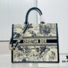 6930a3346e68136f4d9abcfc White Background with Black Bird, Large Size DIOR Book Tote 24 Spring Collection New Arrival