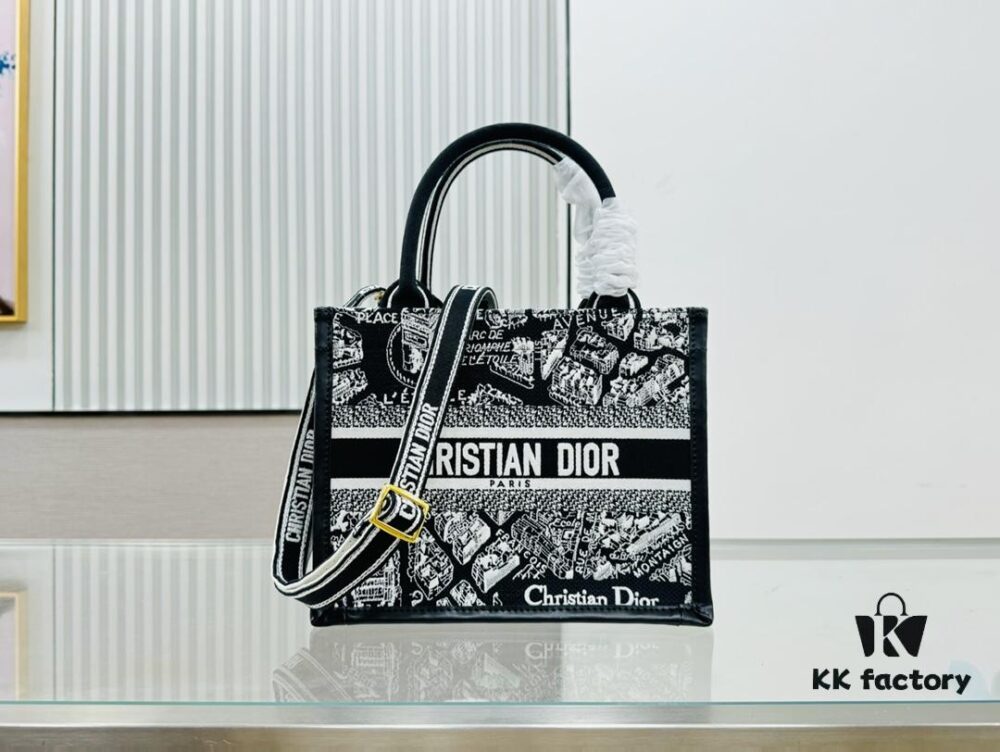 6930a3386e68136f4d9abd02 DIOR Book Tote 24 Spring Collection Small Size