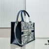 6930a3446e68136f4d9abd22 White with Blue Tiger, Small Size Dior Book Tote24 Spring Collection
