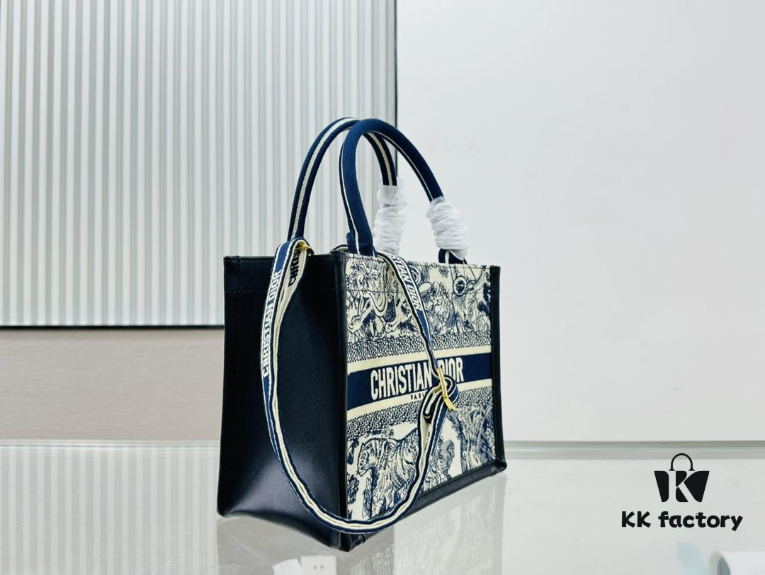 6930a3446e68136f4d9abd22 White with Blue Tiger, Small Size Dior Book Tote24 Spring Collection
