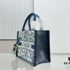 6930a3456e68136f4d9abd23 White with Blue Tiger, Small Size Dior Book Tote24 Spring Collection