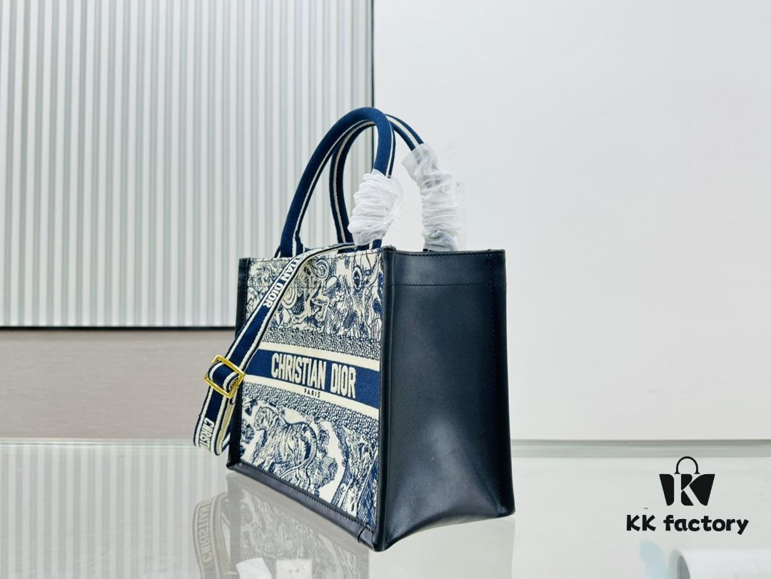 6930a3456e68136f4d9abd23 White with Blue Tiger, Small Size Dior Book Tote24 Spring Collection