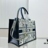 6930a3476e68136f4d9abd29 White with Blue Tiger, Medium Size Dior Book Tote 24 Spring/Summer New Arrival