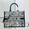 6930a3486e68136f4d9abd2a White with Blue Tiger, Medium Size Dior Book Tote 24 Spring/Summer New Arrival