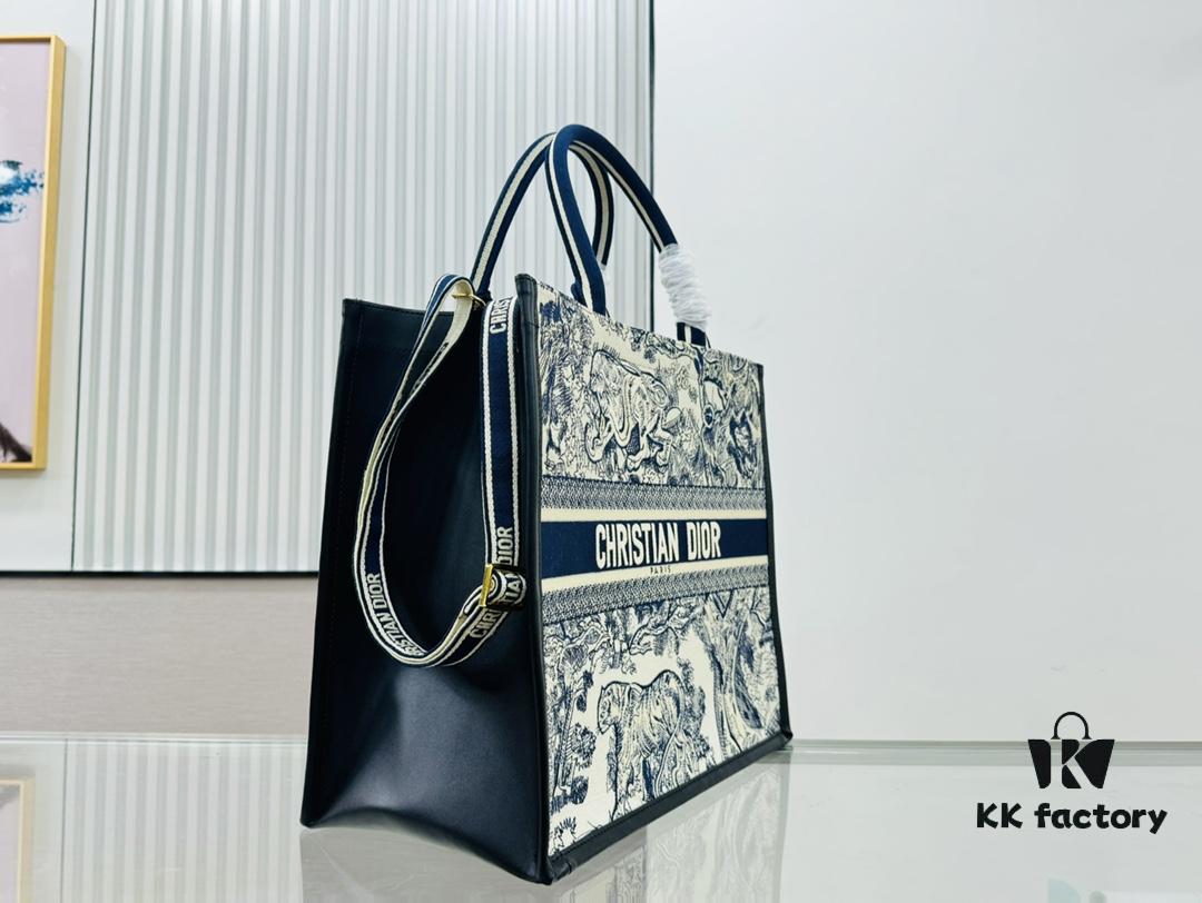 6930a34c6e68136f4d9abd32 White with Blue Tiger, Large Size Dior Book Tote 24 Spring/Summer New Arrival