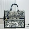 6930a34c6e68136f4d9abd34 White with Blue Tiger, Large Size Dior Book Tote 24 Spring/Summer New Arrival