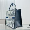 6930a34d6e68136f4d9abd37 White with Blue Tiger, Large Size Dior Book Tote 24 Spring/Summer New Arrival