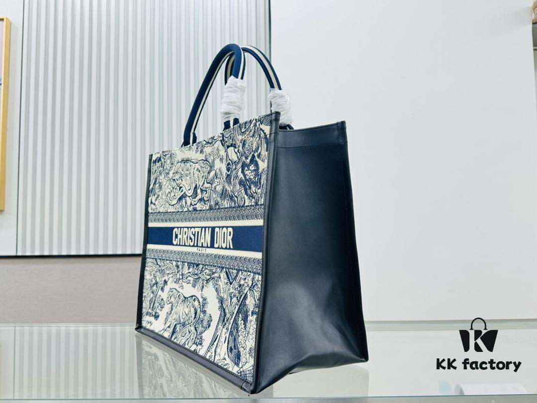 6930a34d6e68136f4d9abd37 White with Blue Tiger, Large Size Dior Book Tote 24 Spring/Summer New Arrival