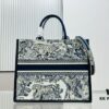 6930a34d6e68136f4d9abd38 White with Blue Tiger, Large Size Dior Book Tote 24 Spring/Summer New Arrival