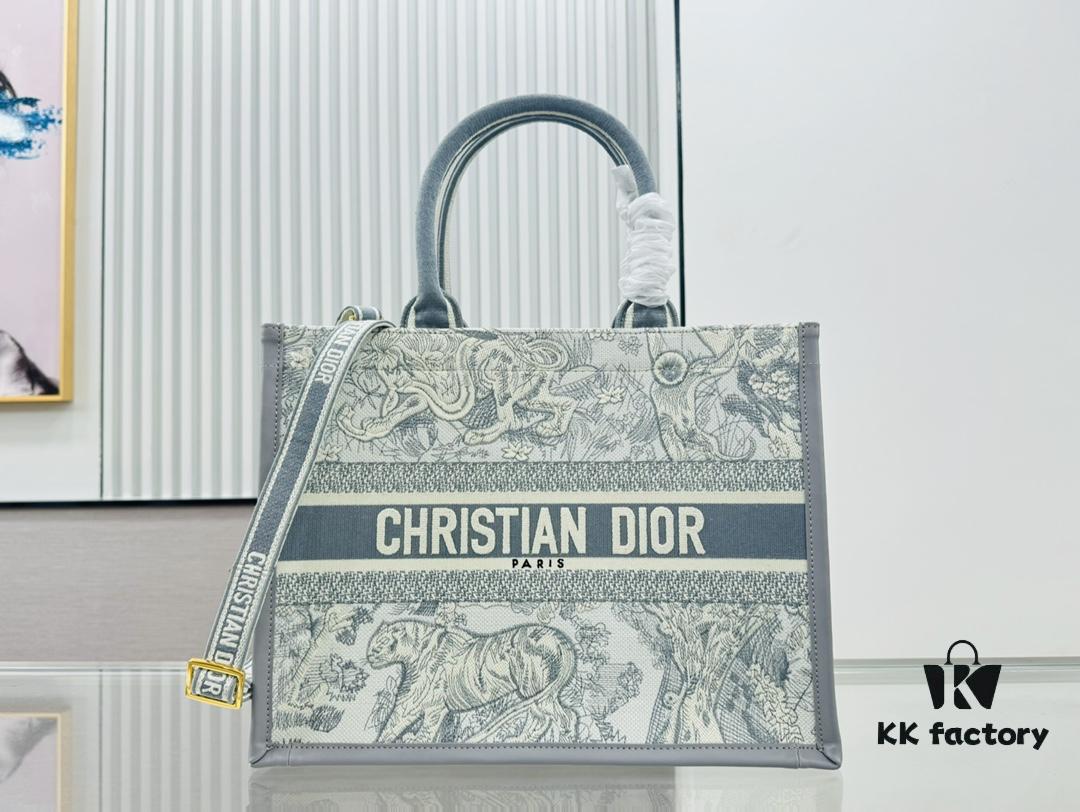 6930a3556e68136f4d9abd48 Dior Book Tote24 Early Spring New Arrival Medium Size with Leather Trim