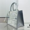 6930a3566e68136f4d9abd49 Dior Book Tote24 Early Spring New Arrival Medium Size with Leather Trim