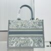 6930a3566e68136f4d9abd4b Dior Book Tote24 Early Spring New Arrival Medium Size with Leather Trim