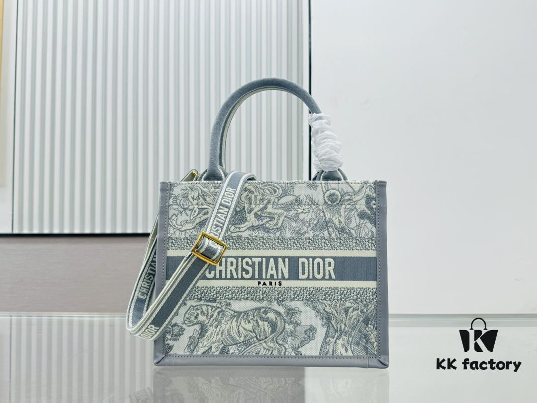 6930a3596e68136f4d9abd51 Dior Book Tote24 Early Spring New Arrival Small Size with Leather Trim