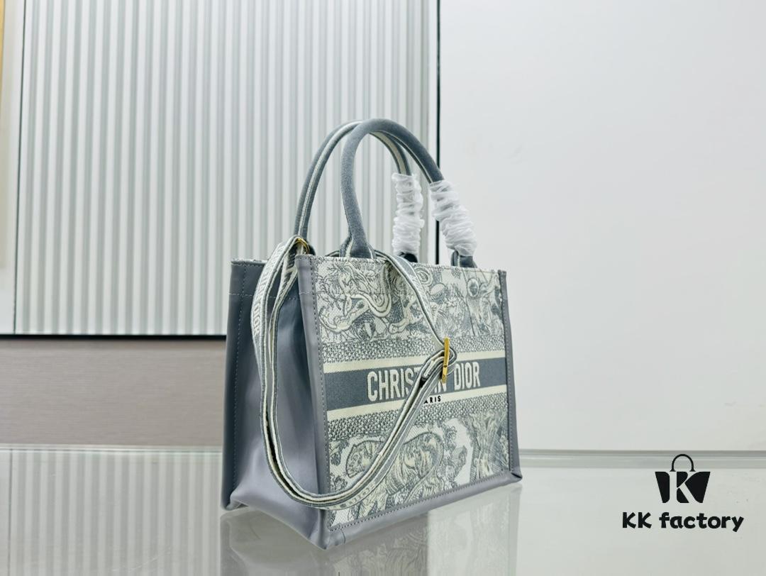 6930a35a6e68136f4d9abd53 Dior Book Tote24 Early Spring New Arrival Small Size with Leather Trim