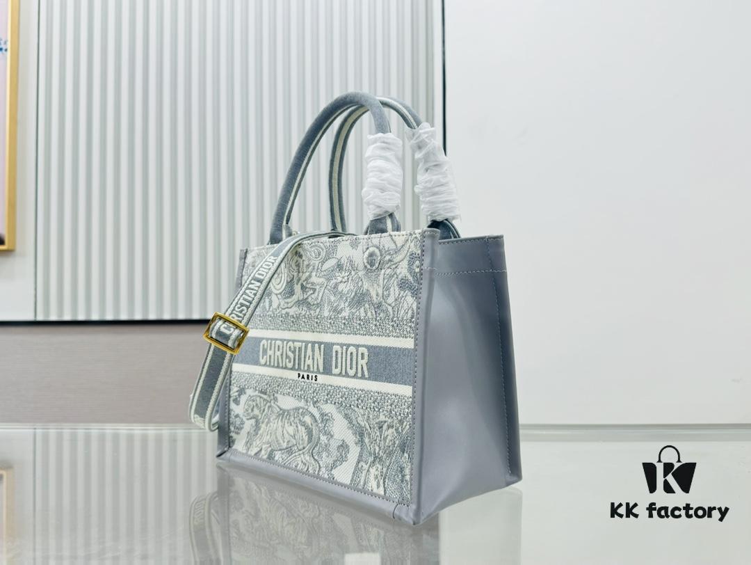 6930a35a6e68136f4d9abd54 Dior Book Tote24 Early Spring New Arrival Small Size with Leather Trim