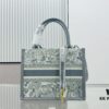 6930a35b6e68136f4d9abd55 Dior Book Tote24 Early Spring New Arrival Small Size with Leather Trim