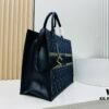 6930a35d6e68136f4d9abd5a Dior Book Tote24 Early Spring New Arrival Large Size with Leather Trim