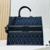 6930a35e6e68136f4d9abd5c Dior Book Tote24 Early Spring New Arrival Large Size with Leather Trim