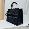 6930a35e6e68136f4d9abd5d Dior Book Tote24 Early Spring New Arrival Large Size with Leather Trim