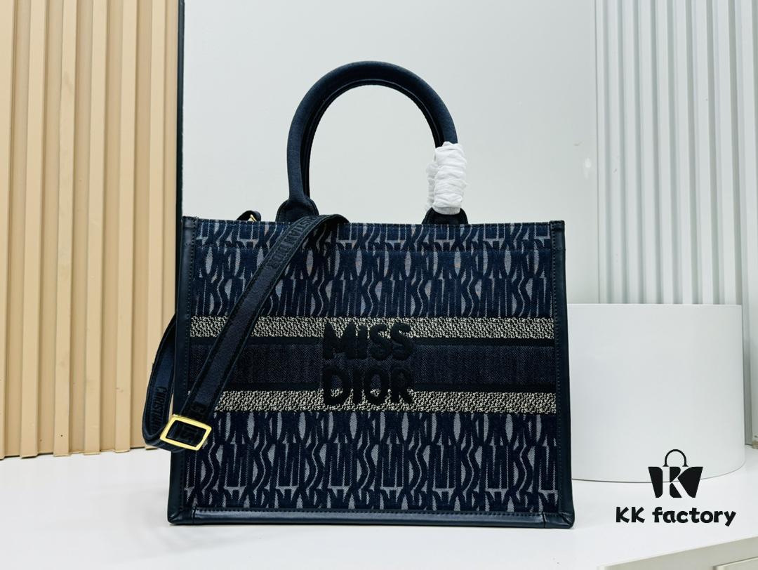 6930a3626e68136f4d9abd63 Dior Book Tote24 Early Spring New Arrival Medium Size with Leather Trim
