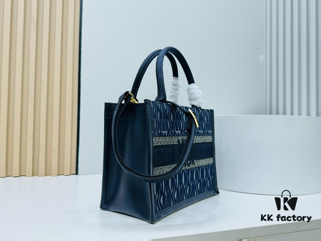 6930a3666e68136f4d9abd6d Dior Book Tote24 Early Spring New Arrival Small Size with Leather Trim
