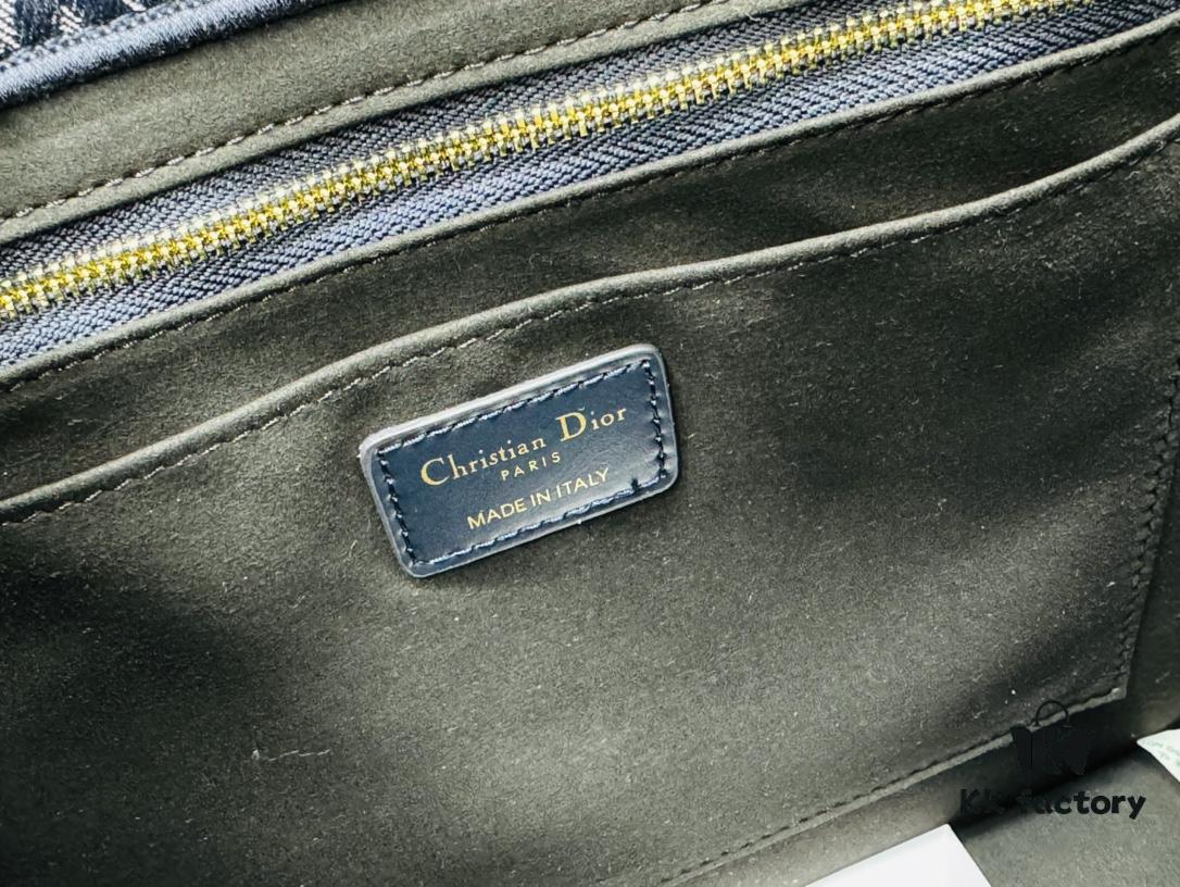 6930a3666e68136f4d9abd6e Dior Book Tote24 Early Spring New Arrival Medium Size with Leather Trim