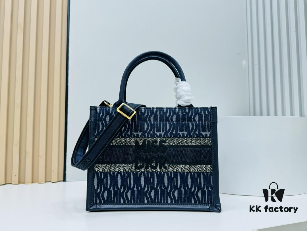 6930a3666e68136f4d9abd6f Dior Book Tote24 Early Spring New Arrival Small Size with Leather Trim